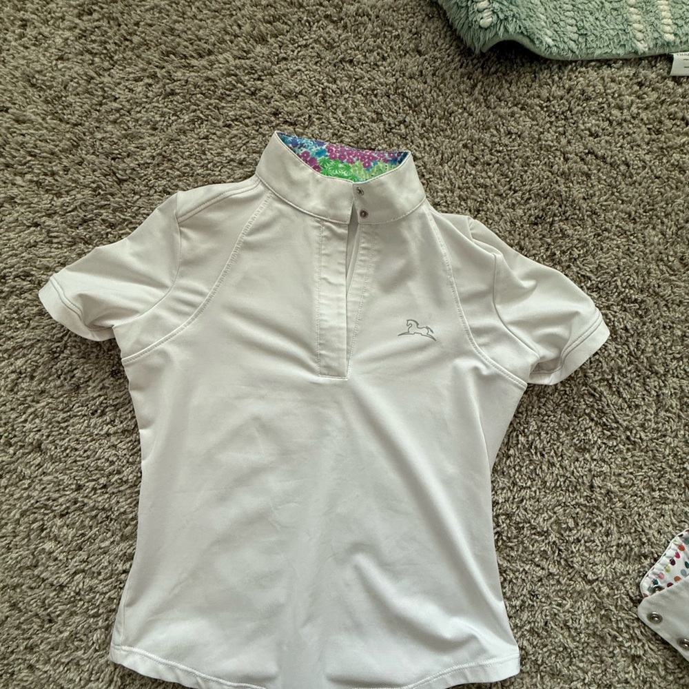 Kids White Polo Shirt